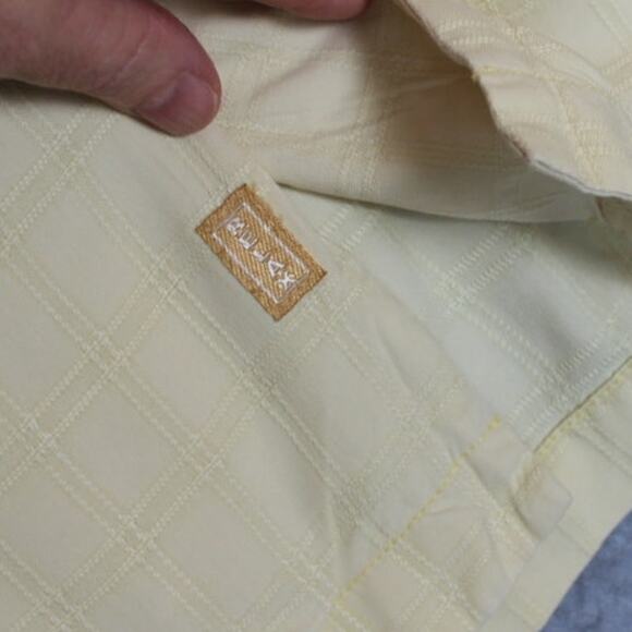 Tommy Bahama Men's Short Sleeve 2XL Silk Cream Button Down Shirt - Picture 4 of 7